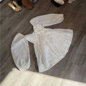 Petal & Pup Cream Textured Dress